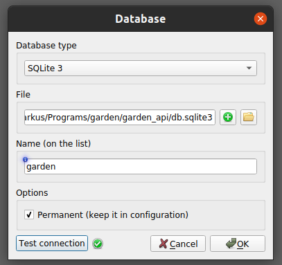 connect to database